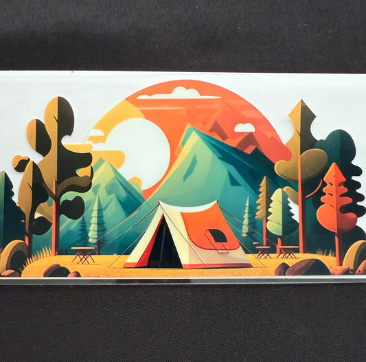 Camping Scenery Wrap