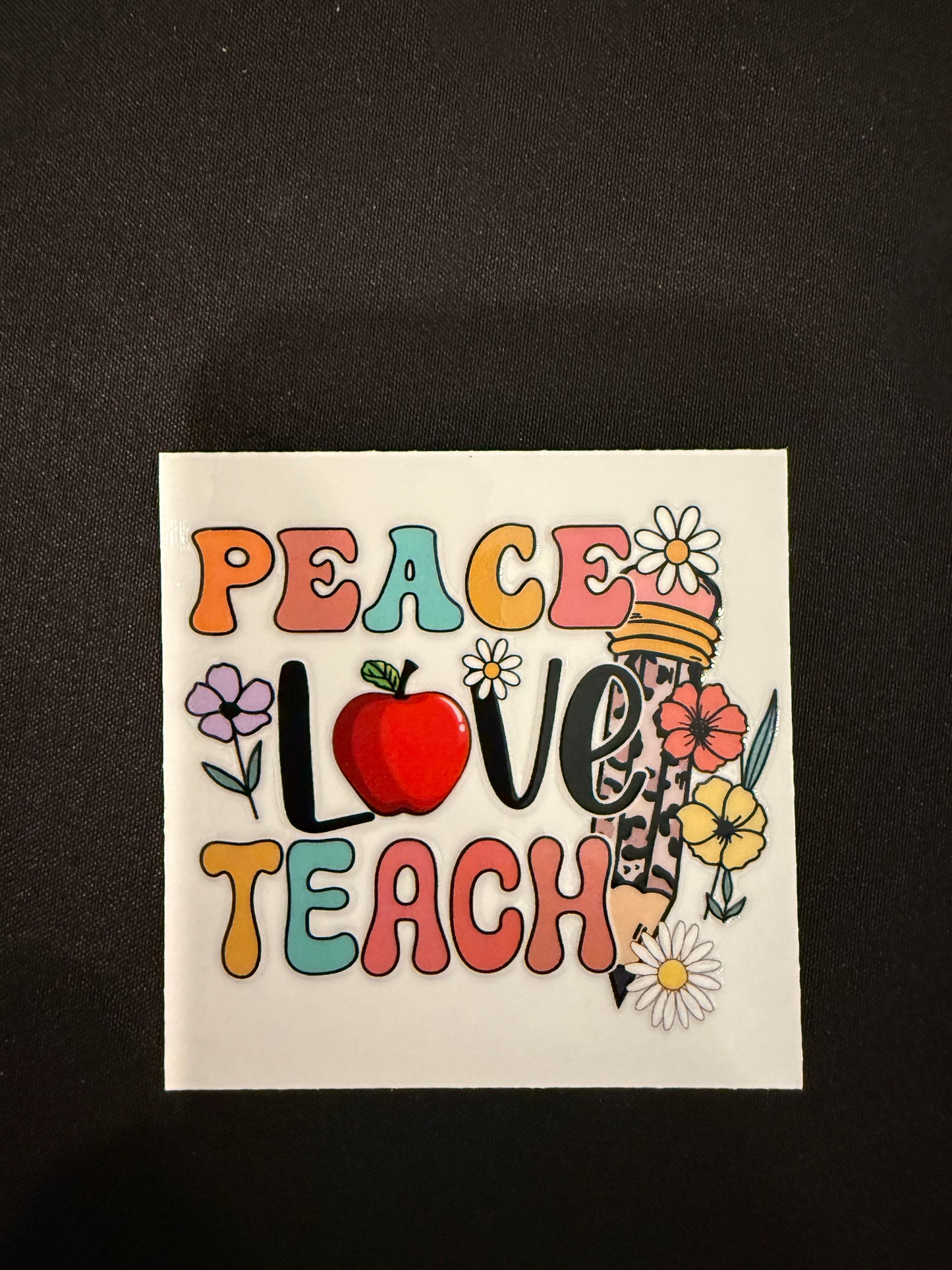 Teacher Themed Decal