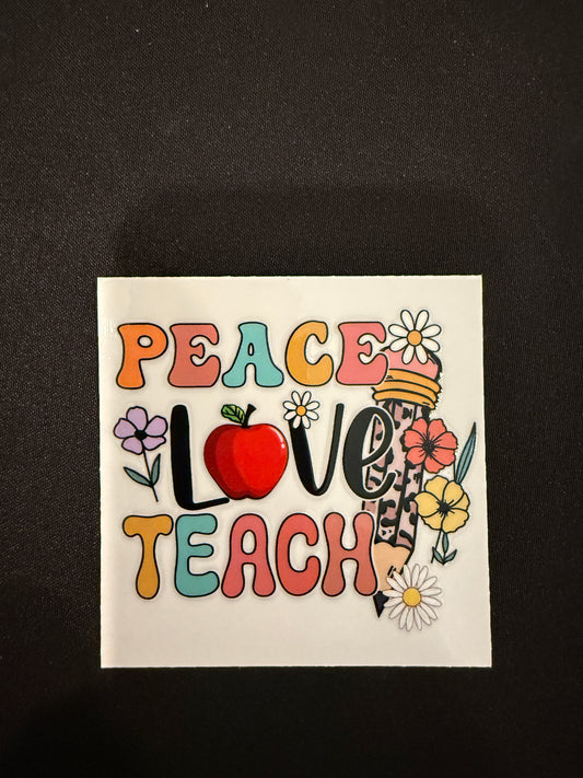 Teacher Themed Decal