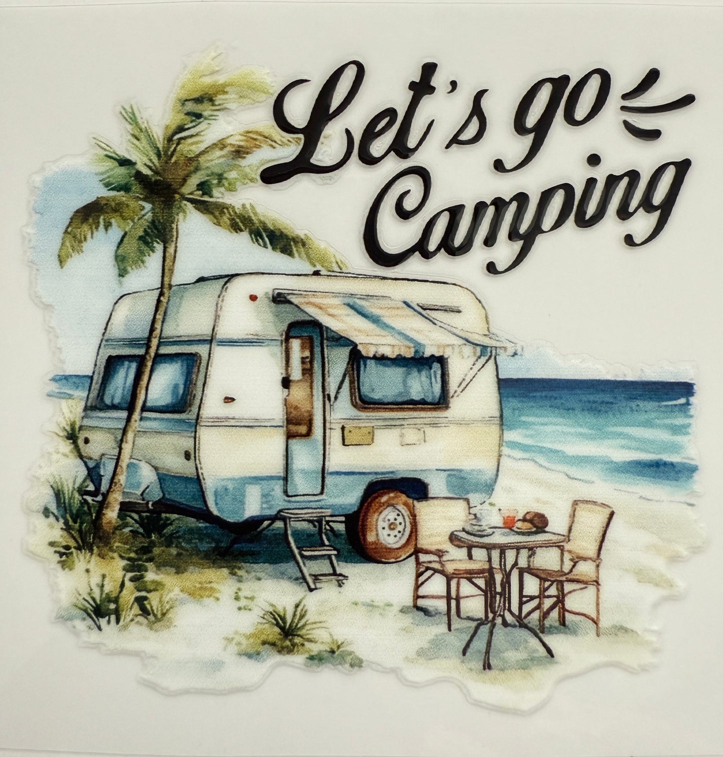 “Let’s Go Camping” Decal
