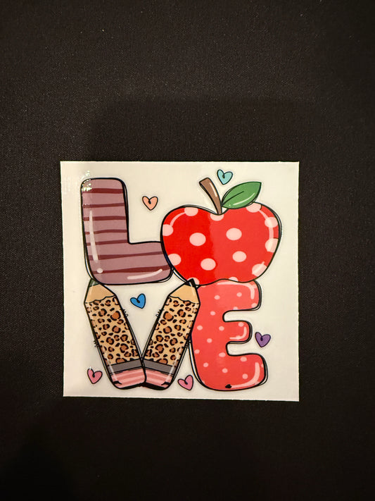 Teacher Themed Decal