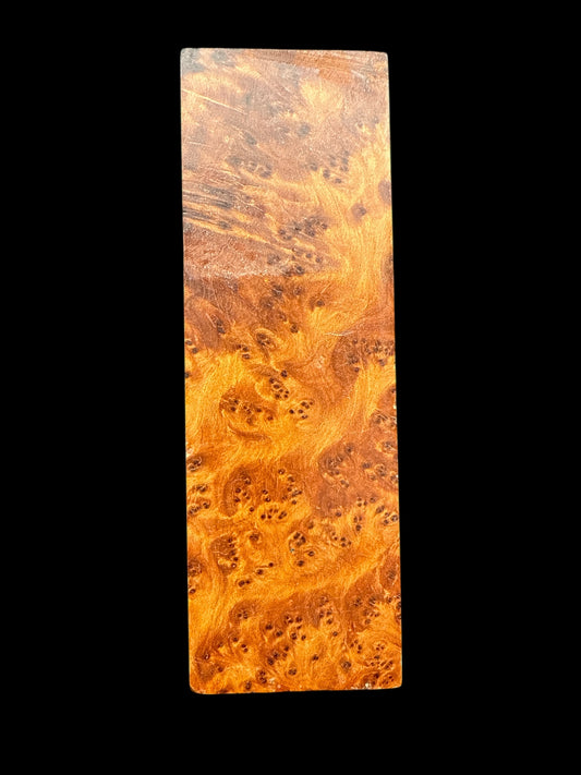 Amboyna Burl Knife Handle Material