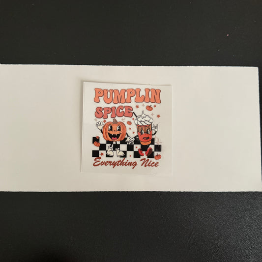 Fall themed decal