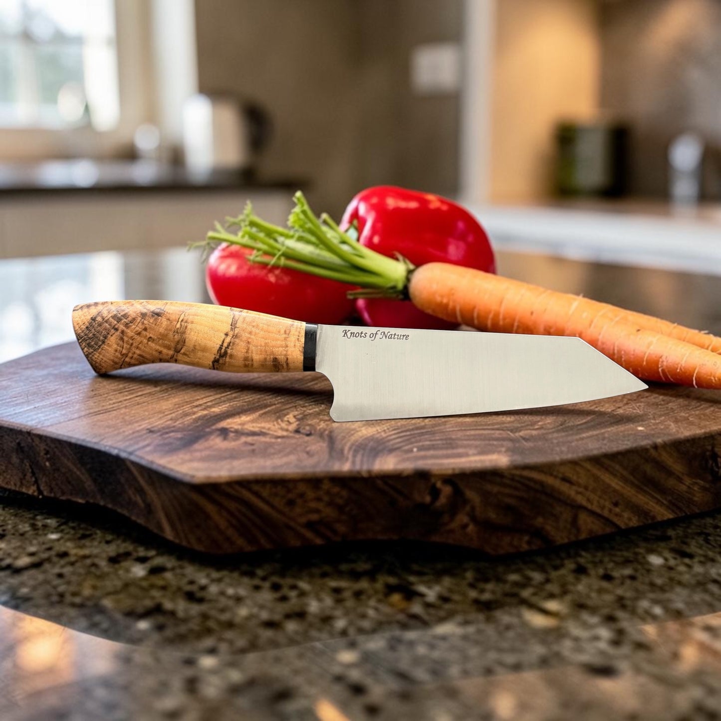 Knots of Nature’s Handcrafted 7” K-Tip Chef’s Knife