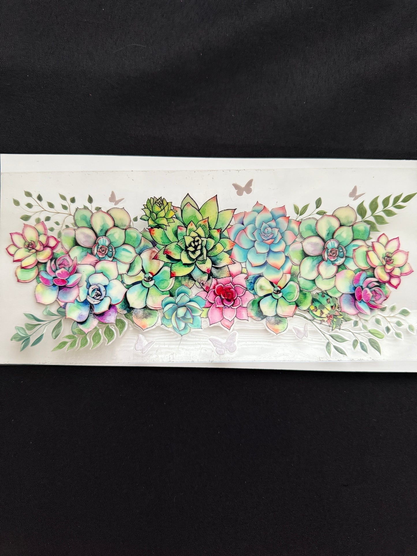 Succulents Theme Tumbler Wrap