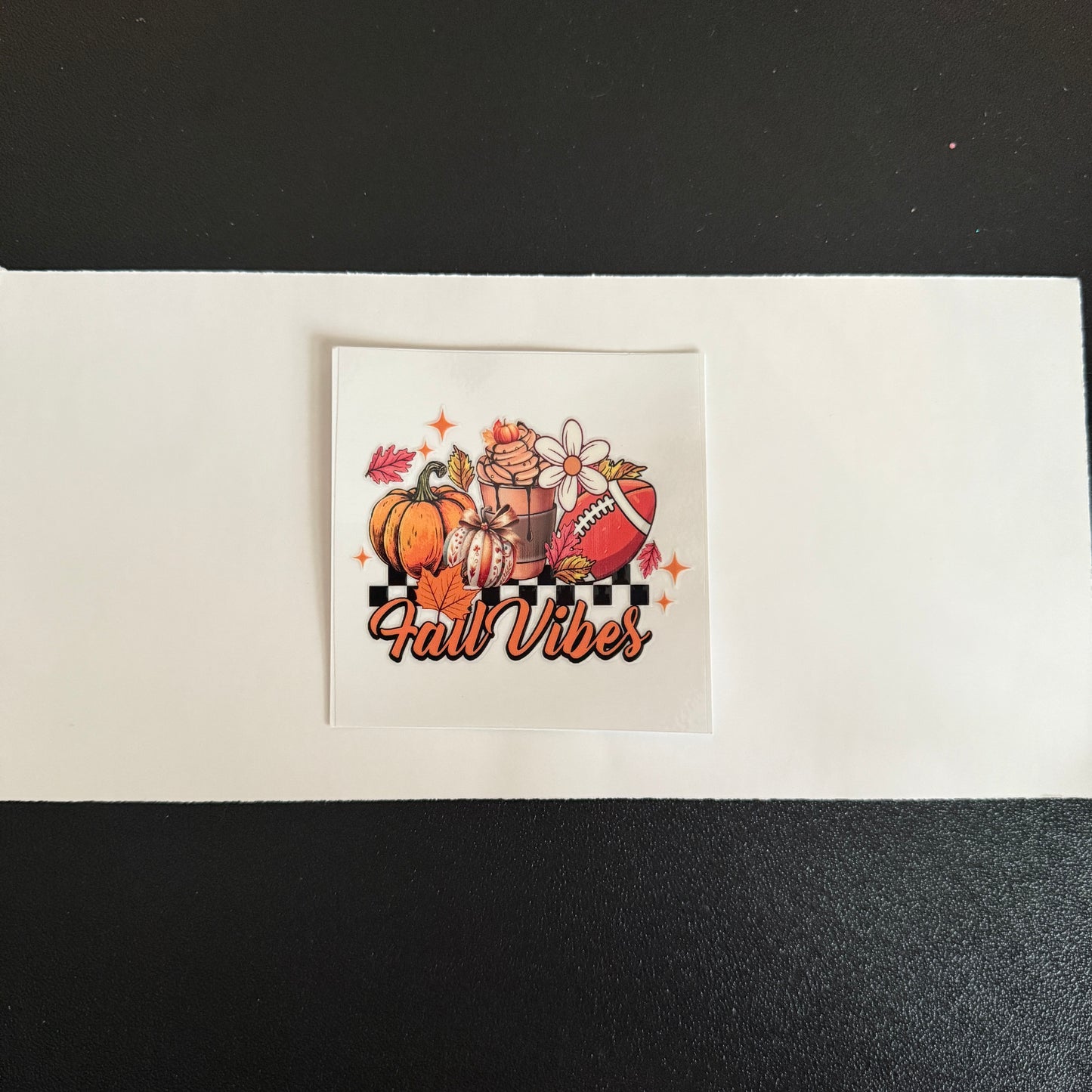 Fall themed decal