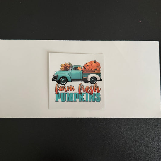 Fall themed decal