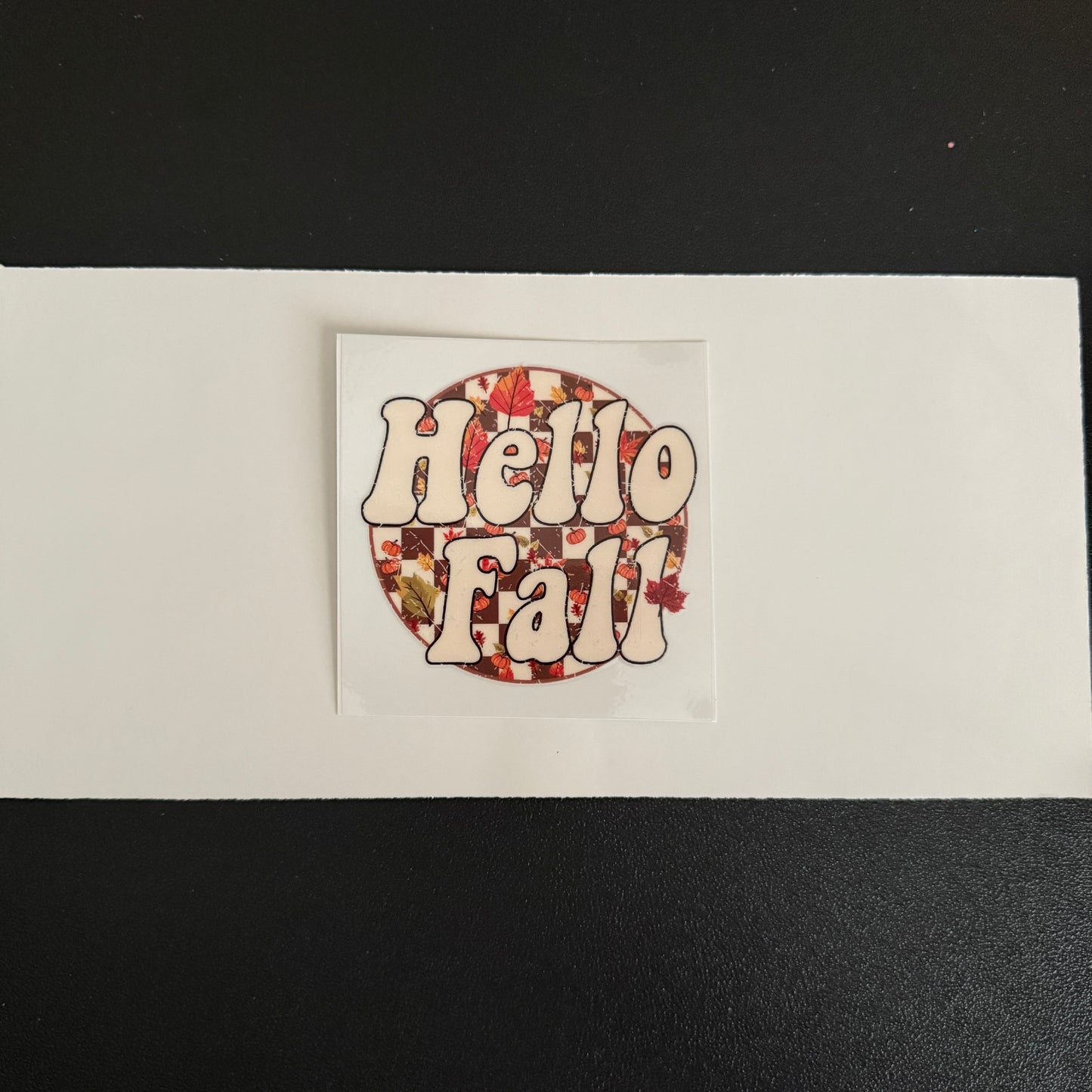 Fall themed decal