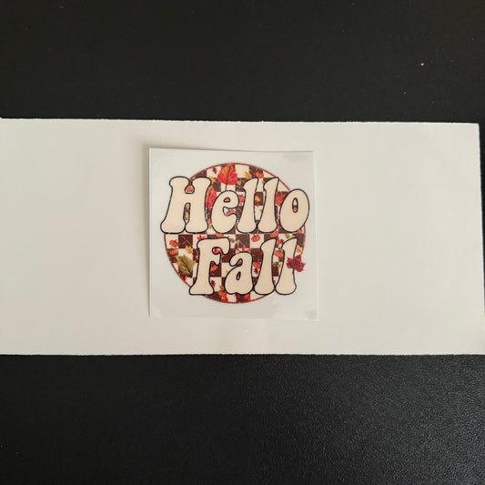 Fall themed decal