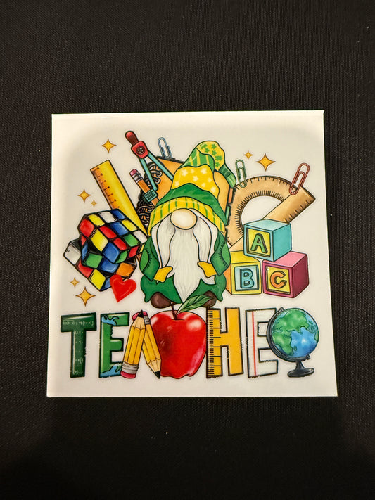 Teacher Themed Decal