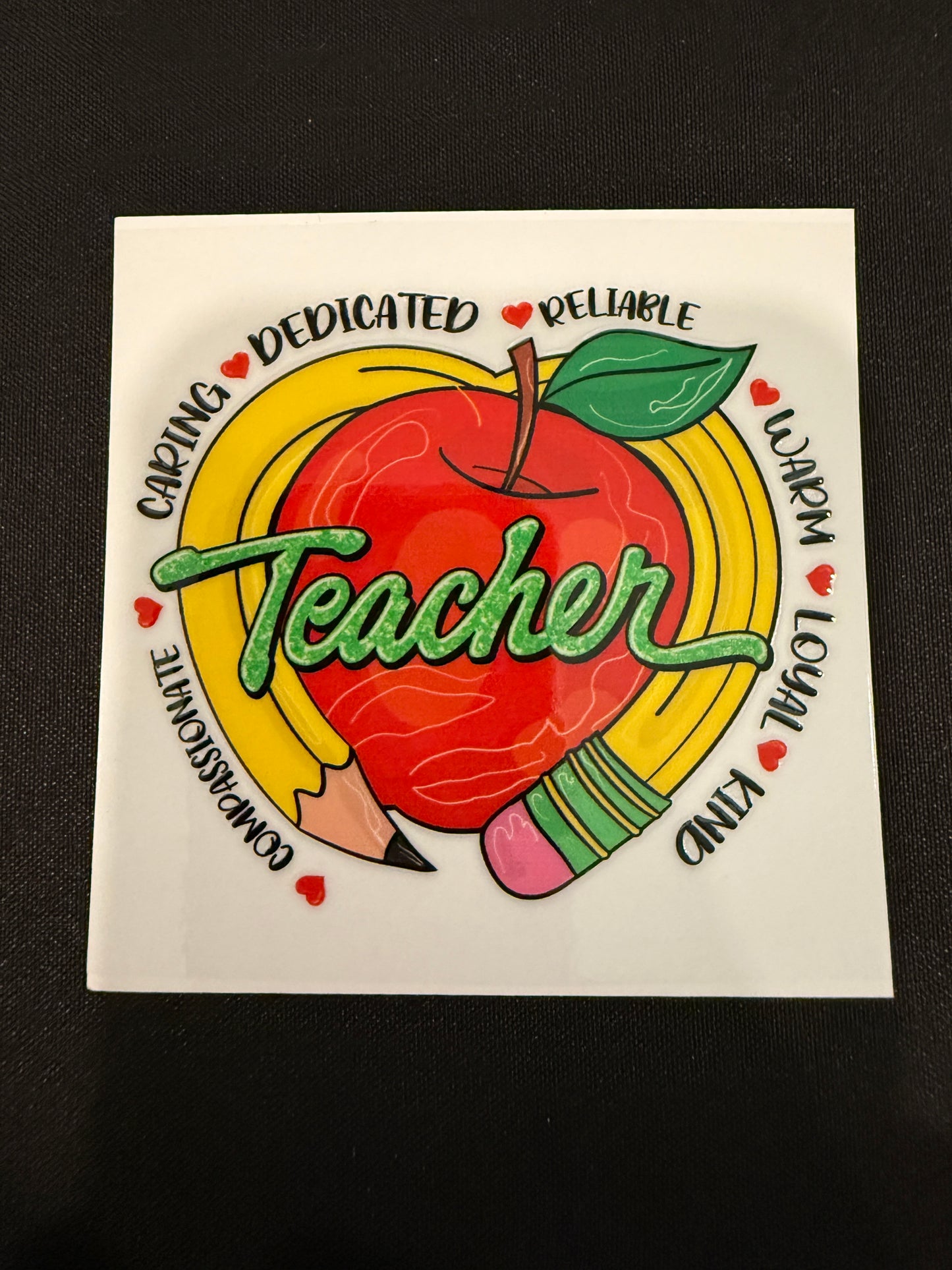 Teacher Themed Decal