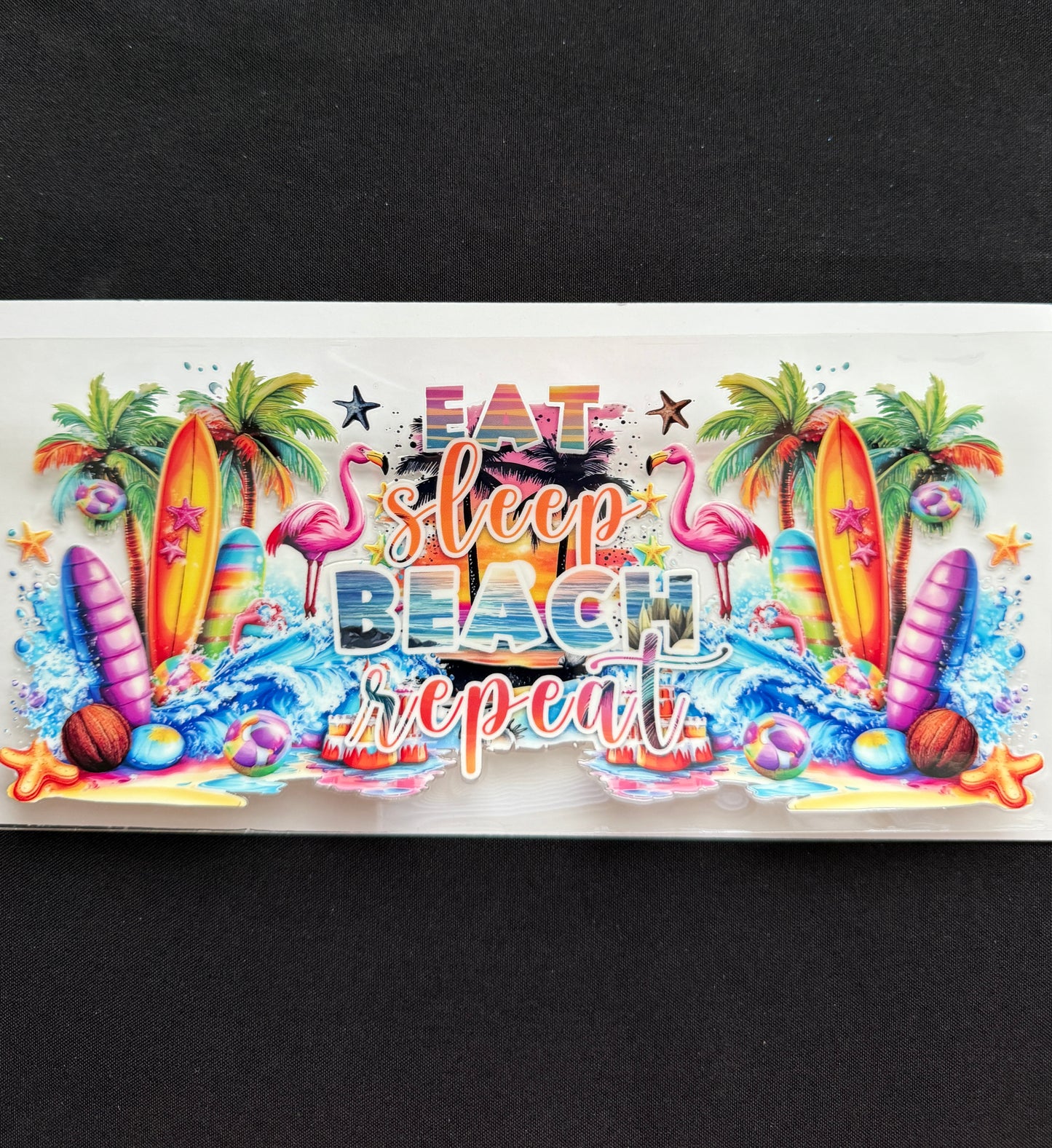 “Eat Sleep Beach Repeat” Wrap