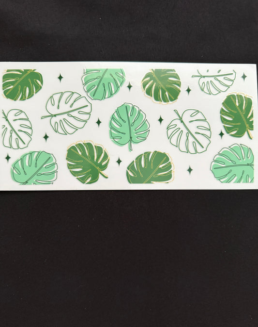 Plant Theme Tumbler Wrap
