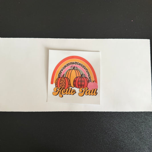 Fall themed decal