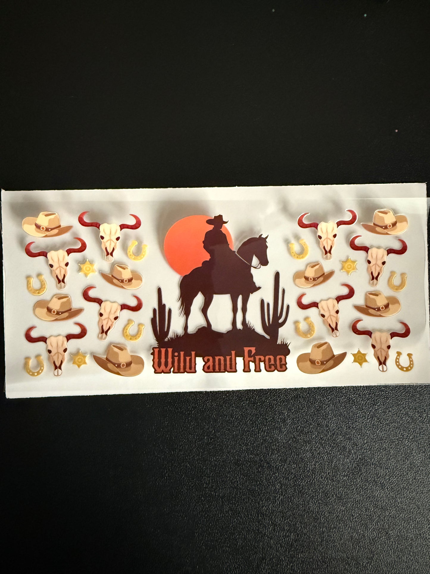Western themed wrap