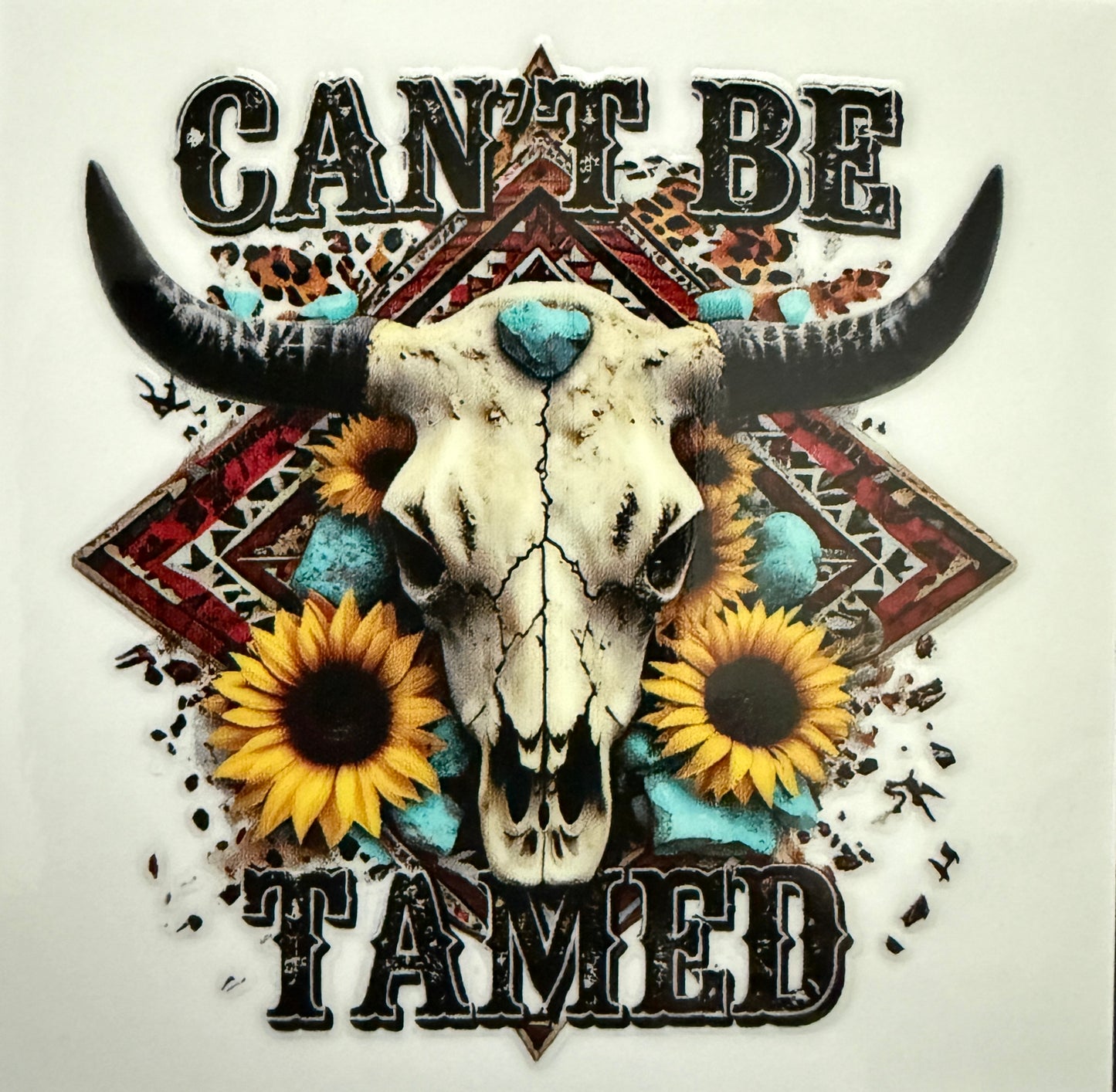 “Can’t Be Tamed” Western Decal