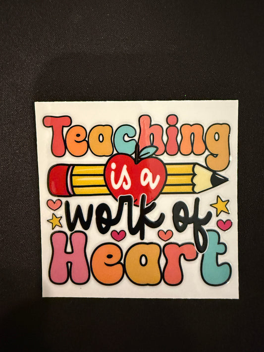 Teacher Themed Decal