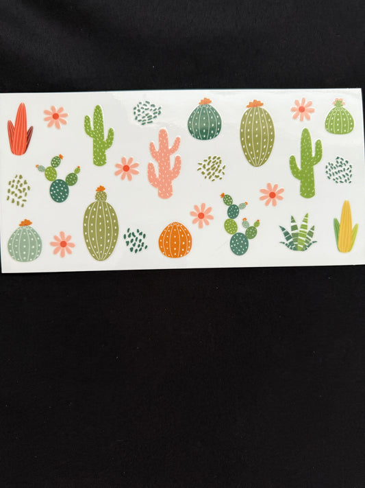Cactus Theme Tumbler Wrap