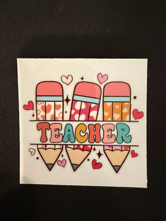 Teacher Themed Decal