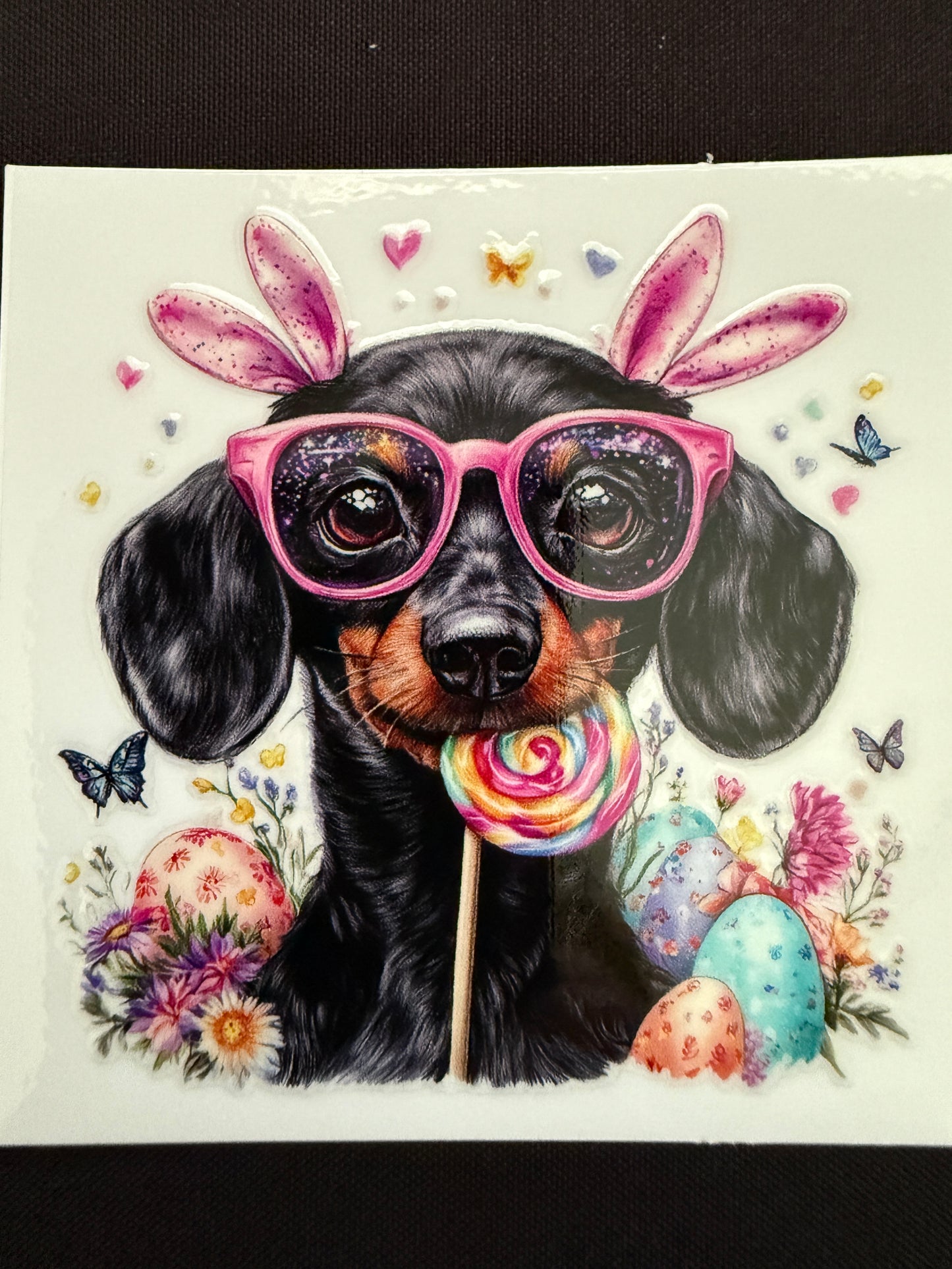 Cute Dachshund Decal