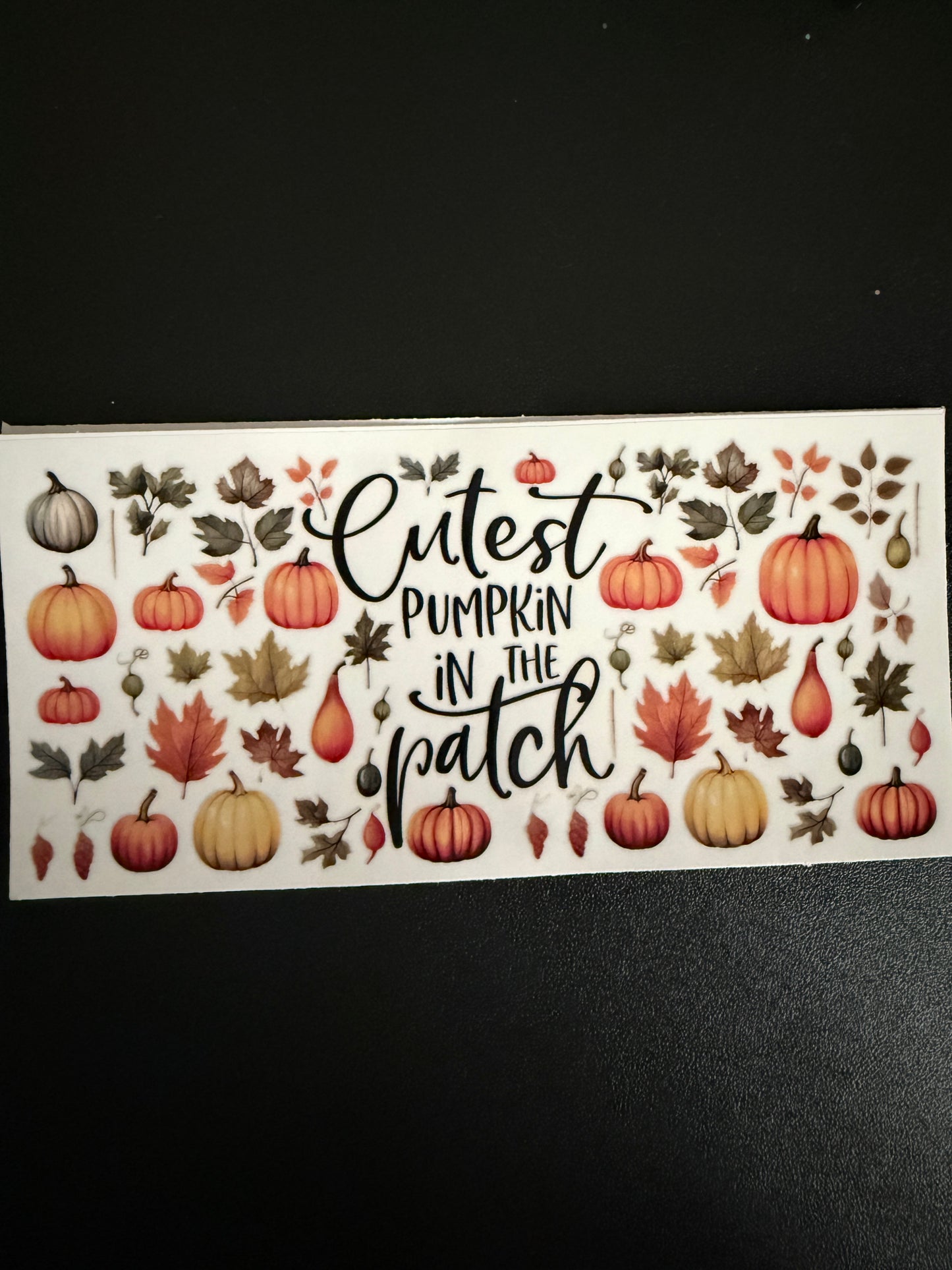 Fall themed wrap