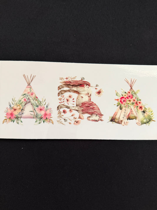 Western Theme Decal