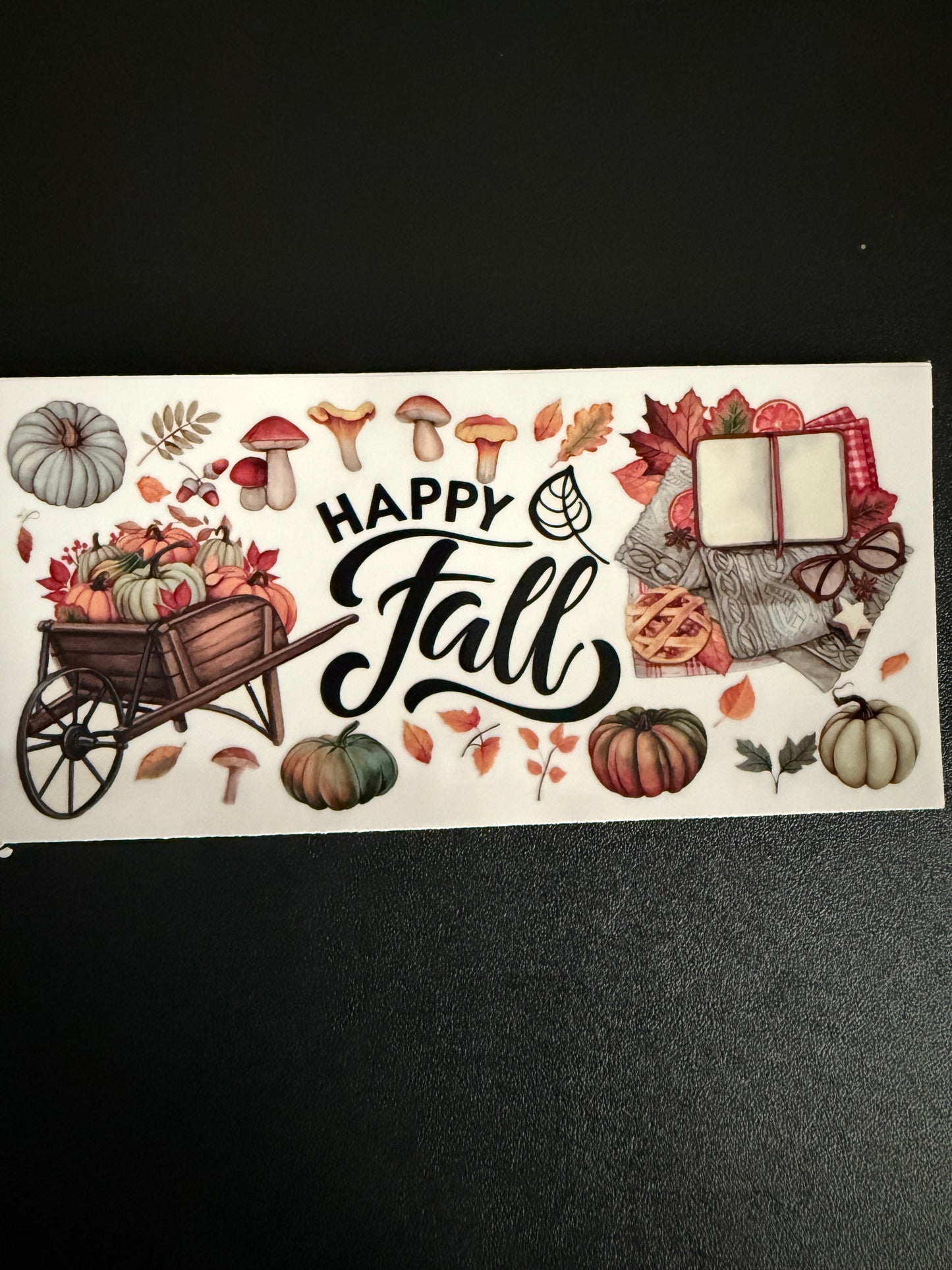 Fall themed wrap