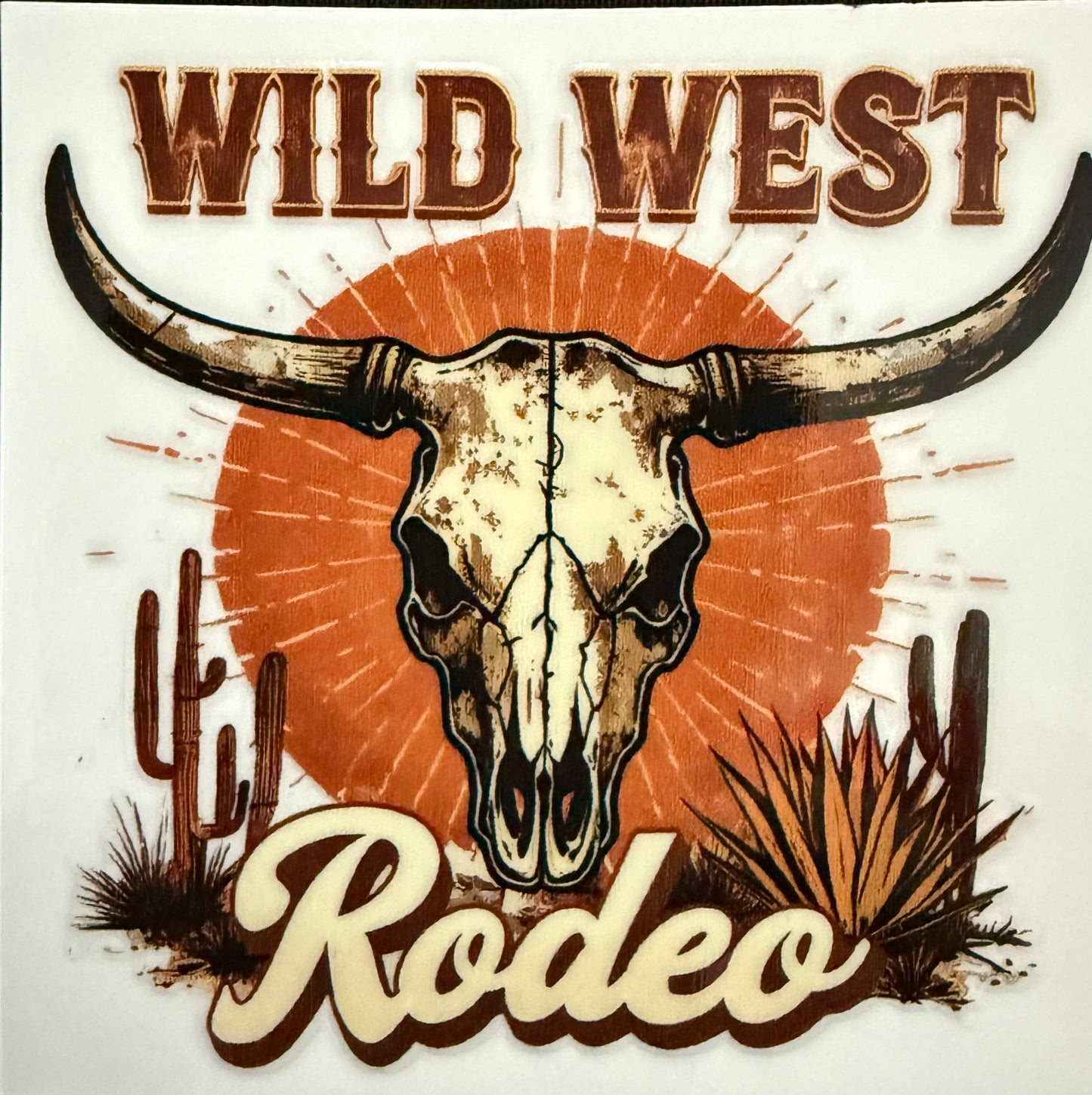 “Wild West Rodeo” Tumbler Decal