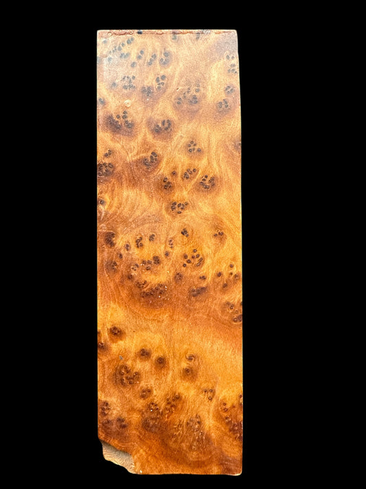 Amboyna Burl Knife Handle Material