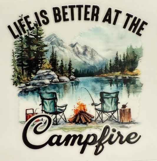 “Life Is Better At The Campfire” Decal
