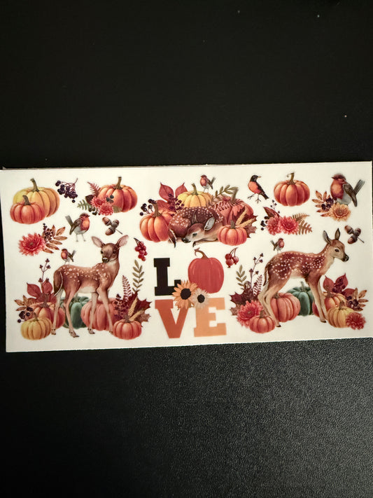 Fall themed wrap
