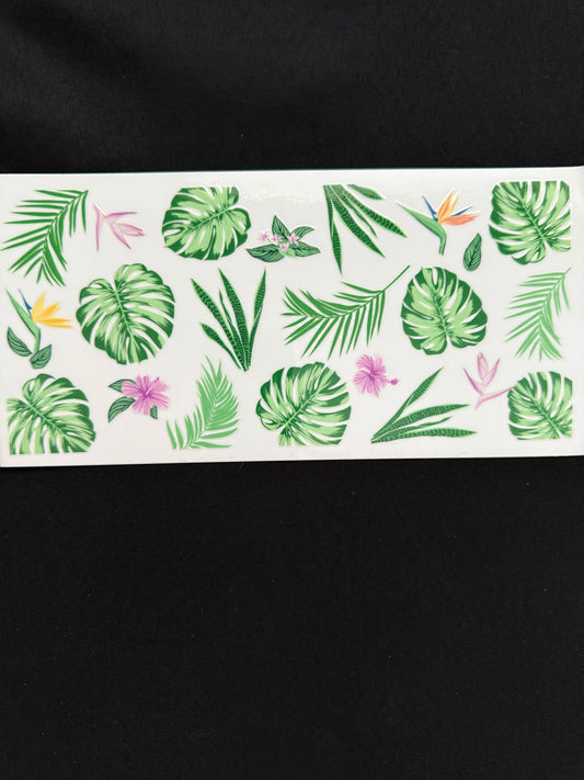 Plant Theme Tumbler Wrap