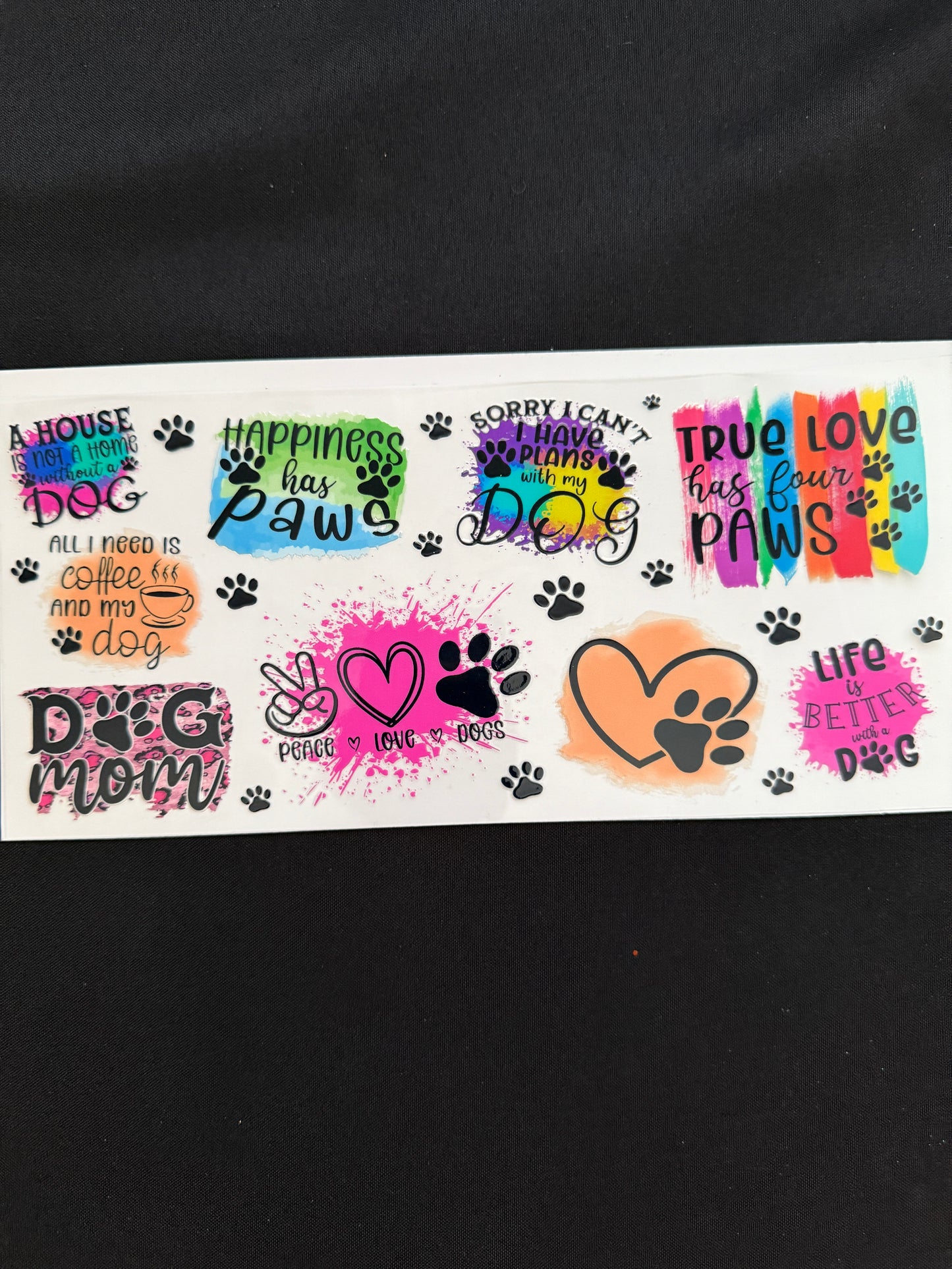 “Happiness Has Paws” Wrap