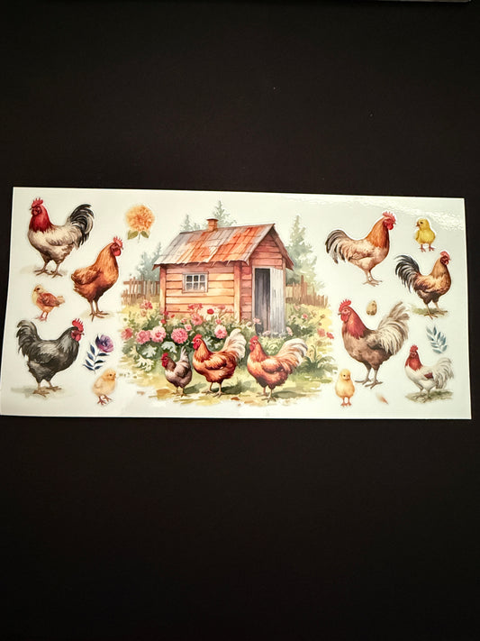 Chicken Themed Wrap
