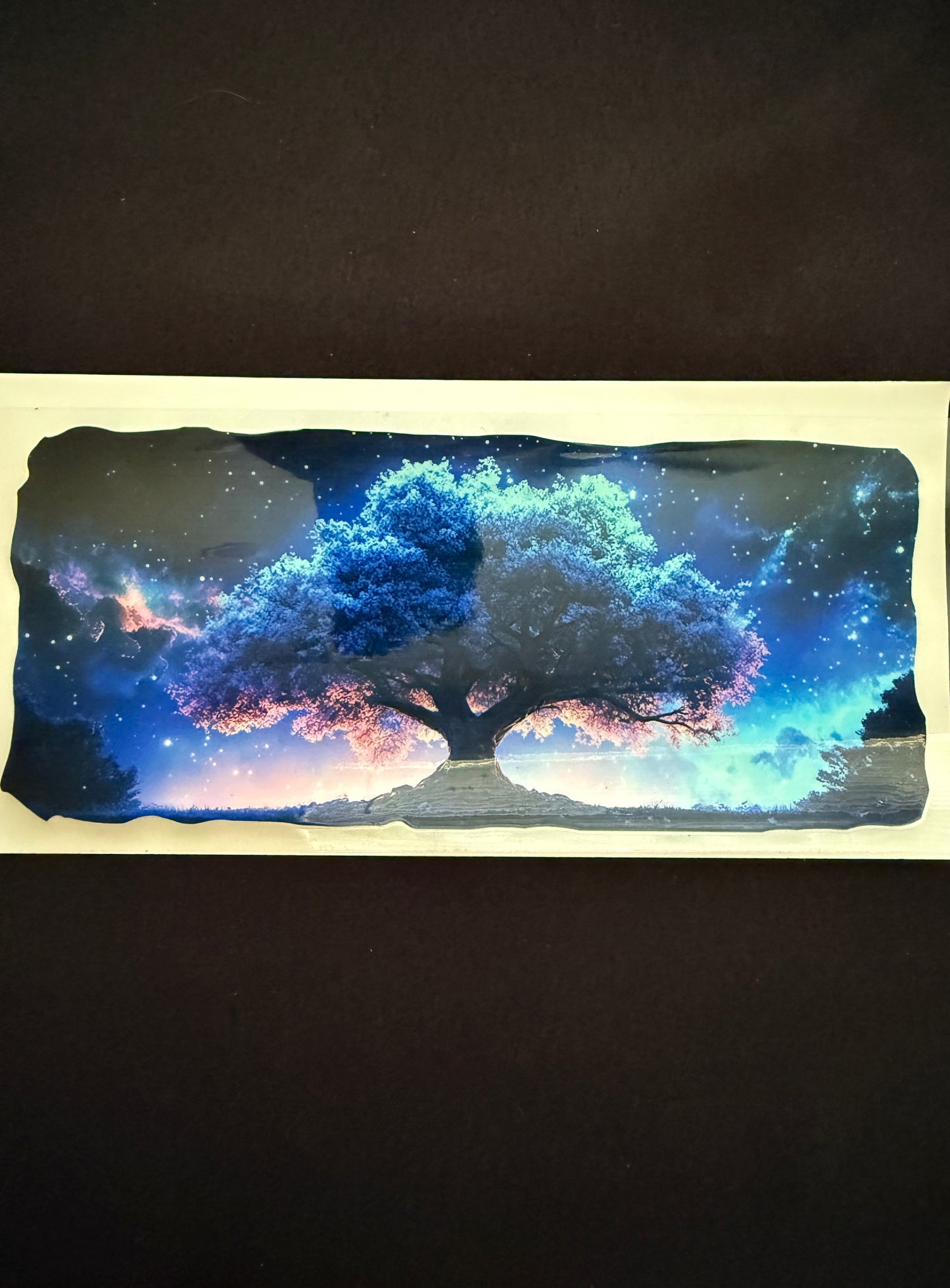 Silhouette Of Tree Tumbler Wrap
