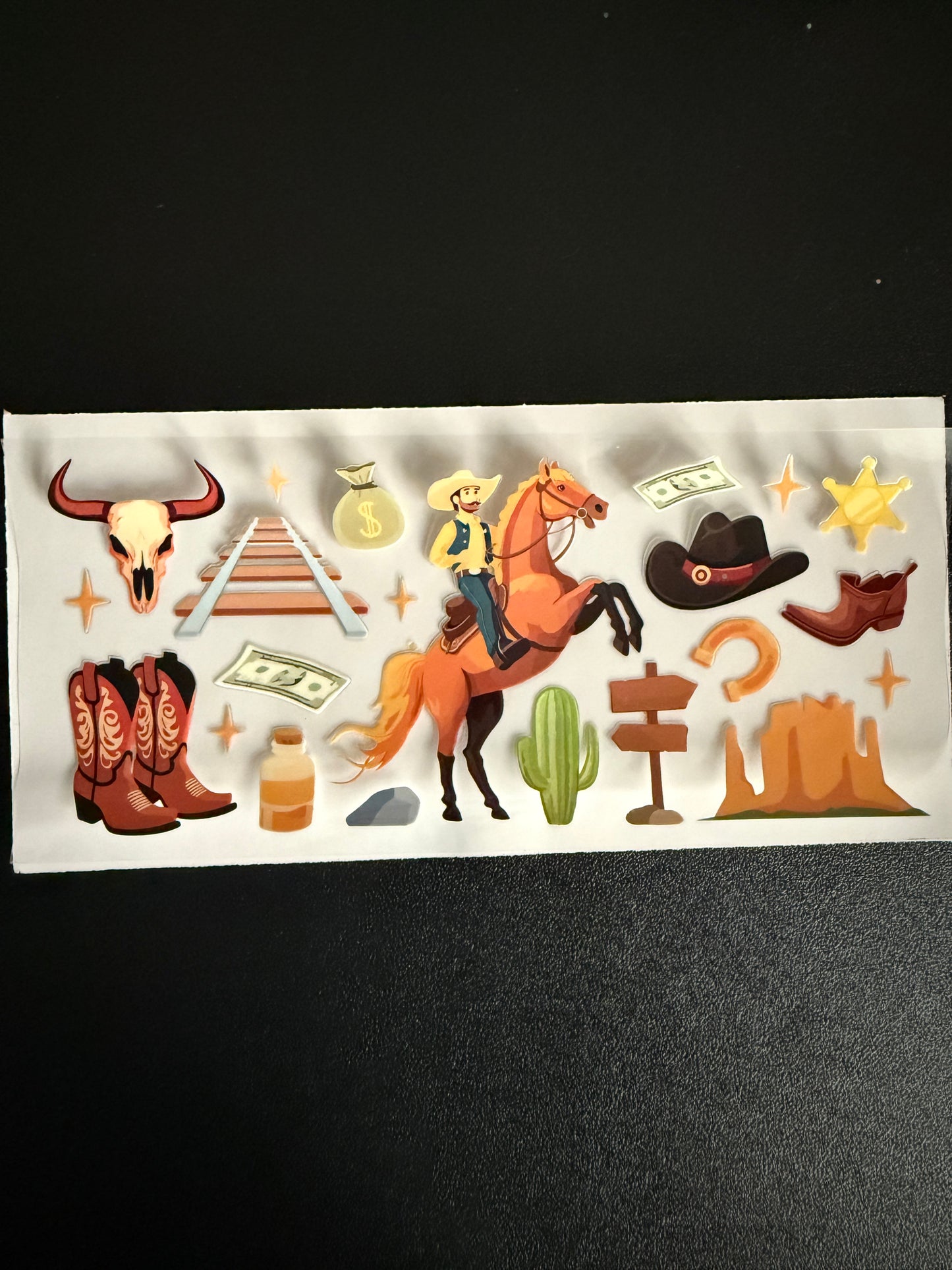 Western themed wrap