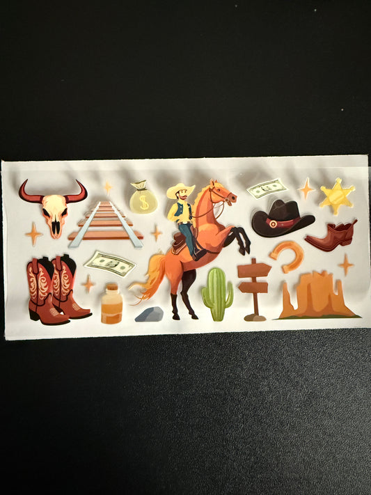 Western themed wrap