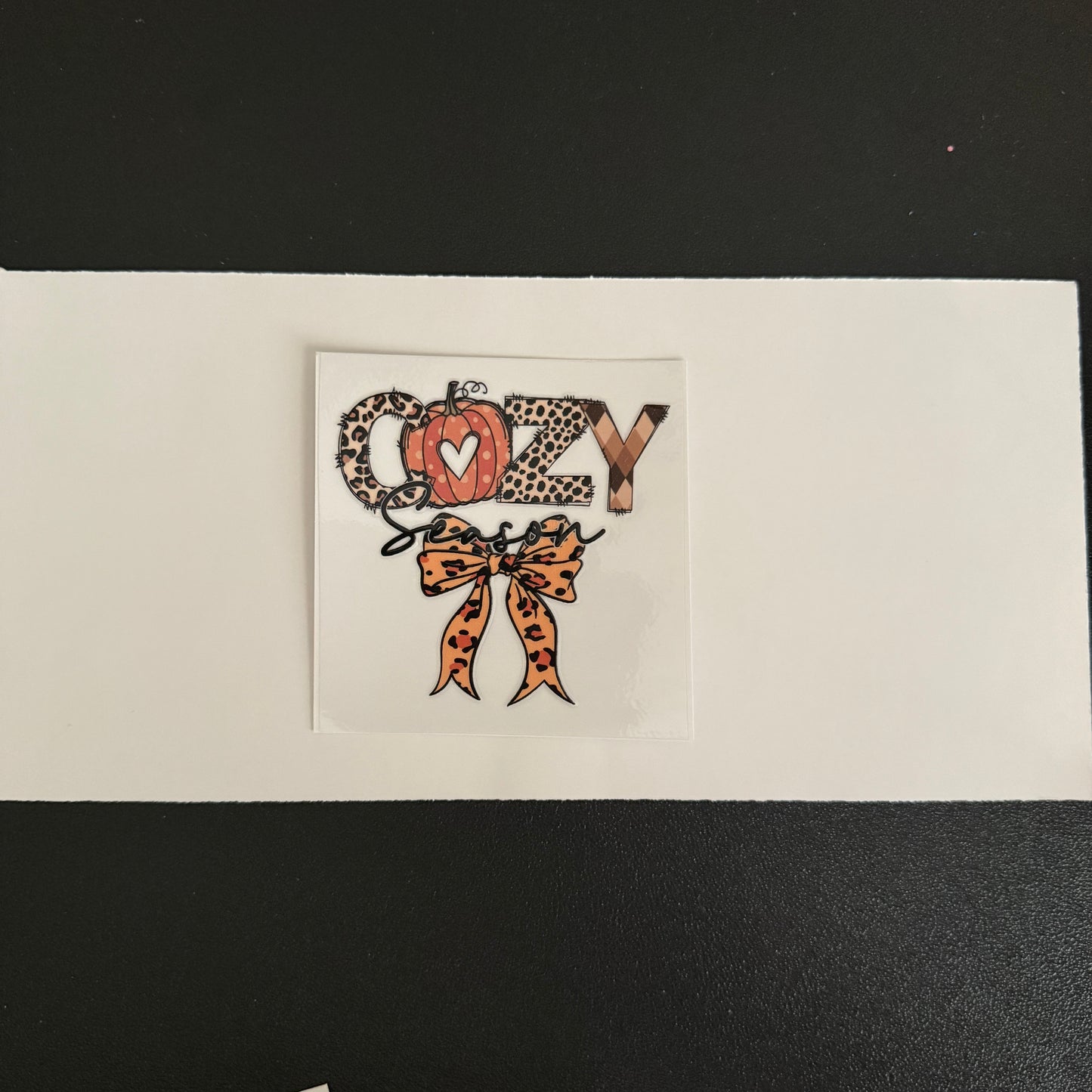 Fall themed decal