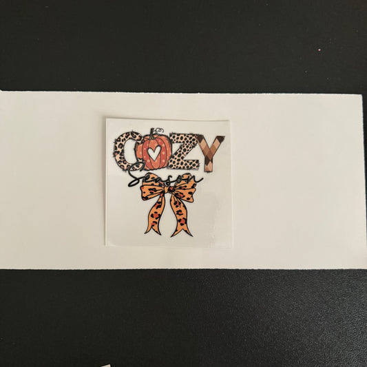 Fall themed decal