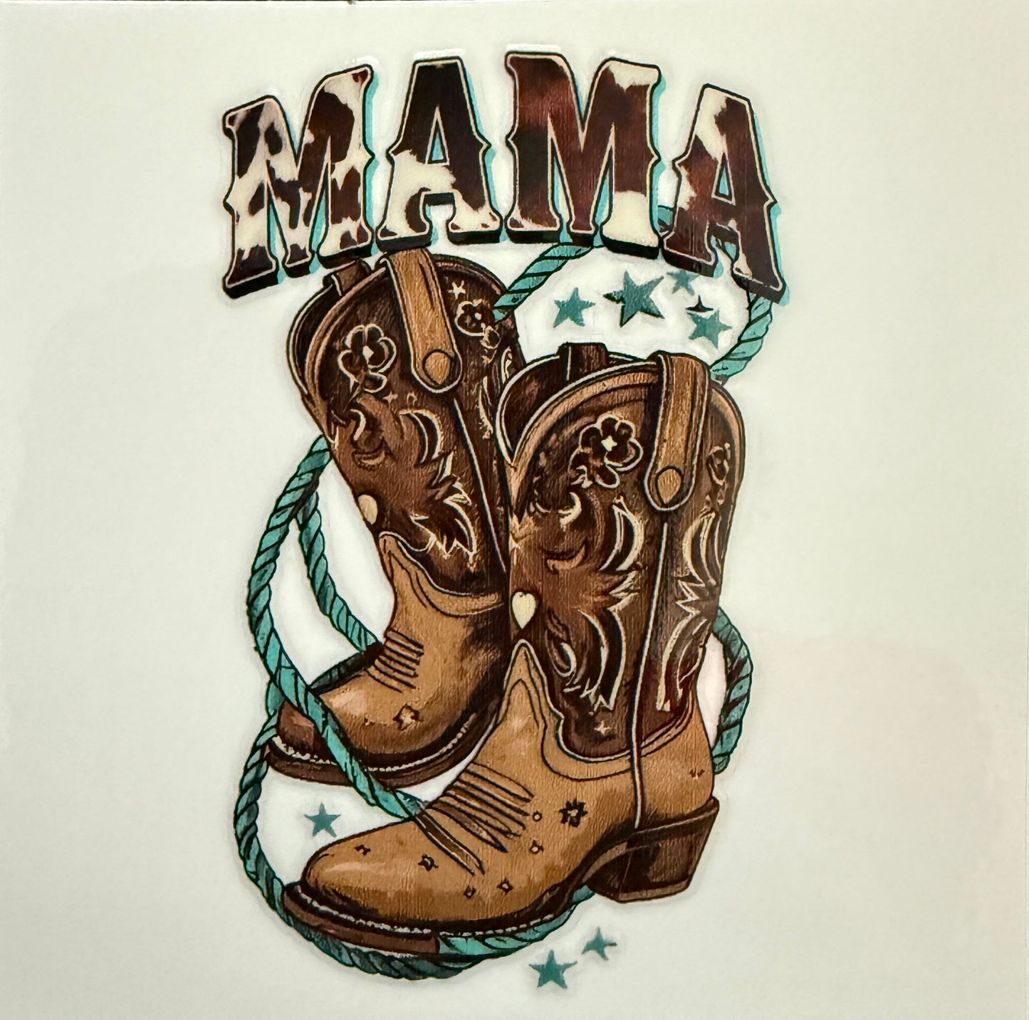 “Mama” Western Theme Decal