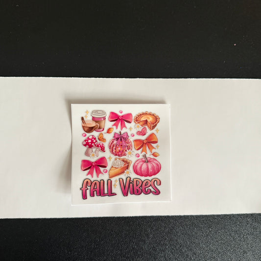 Fall themed decal