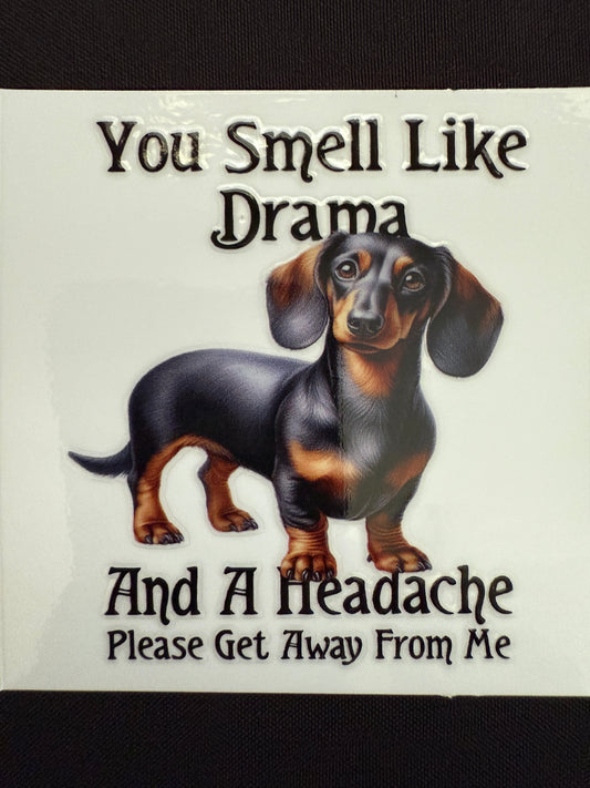 Funny Dachshund Decal