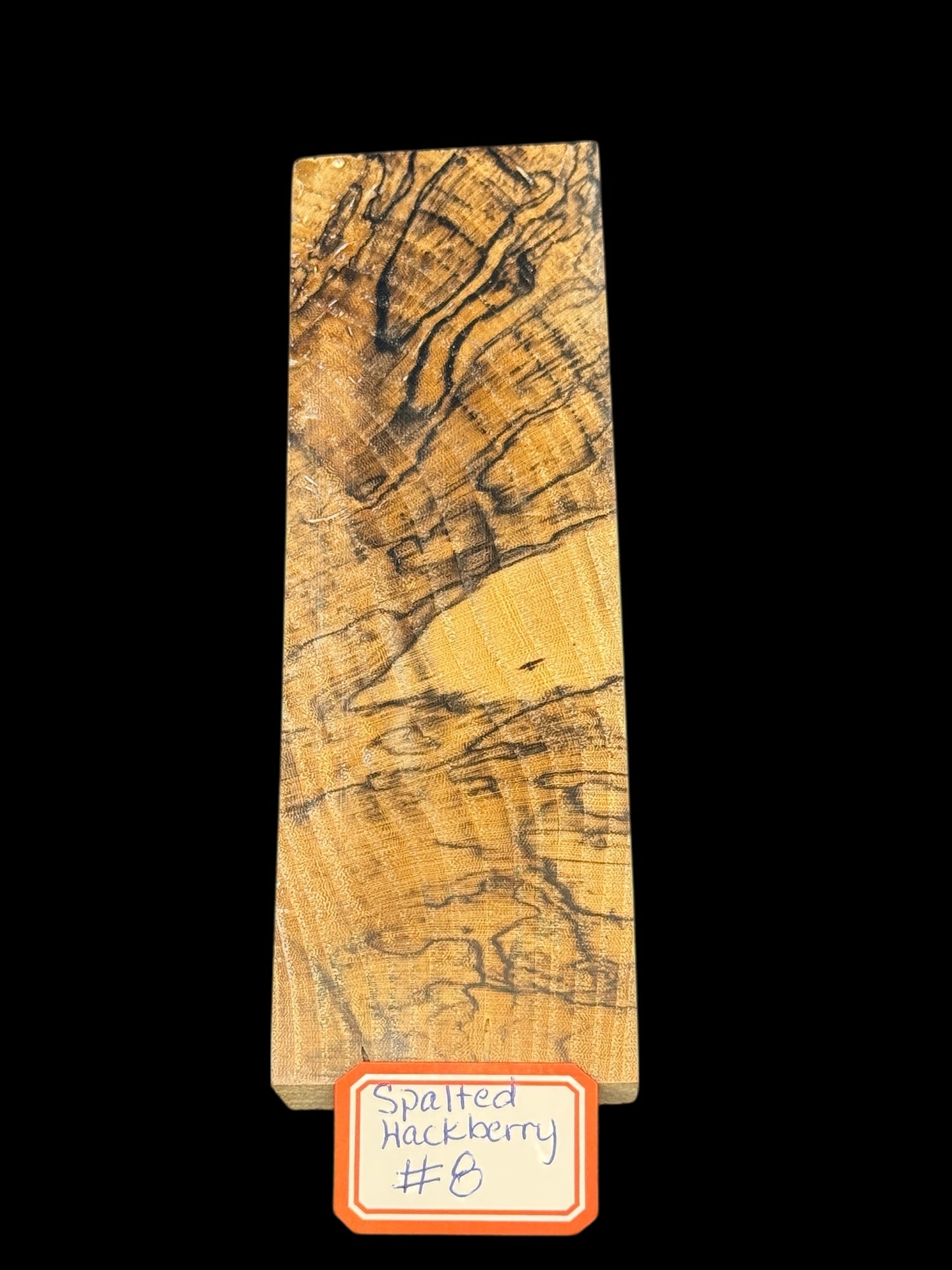 Spalted Hackberry Knife Handle Material