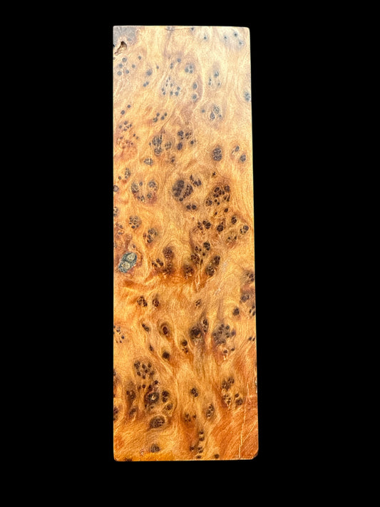 Amboyna Burl Knife Handle Material