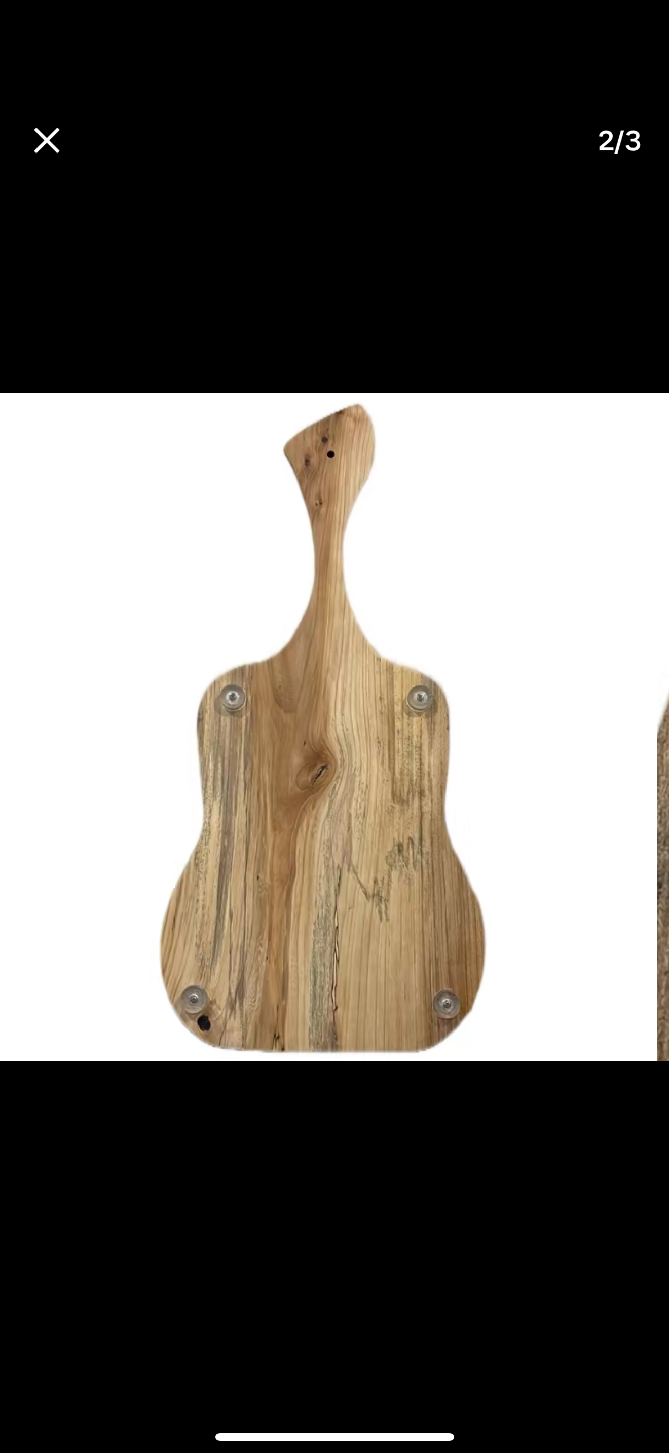 Elm Wood Cutting Board with signature handle 30Lx14W